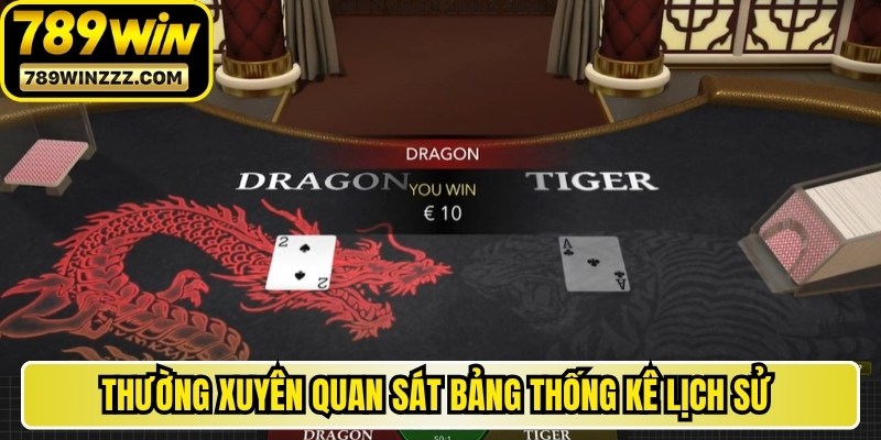Thường xuyên quan sát bảng thống kê lịch sử để nhận diện các chu kỳ